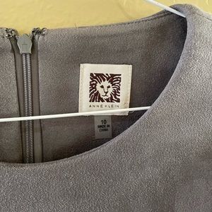 Anne Klein suede dress